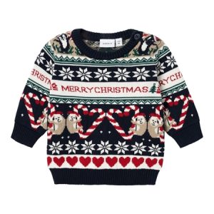 NAME IT Jule Sweater Rille Dark Sapphire
