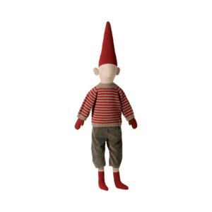 Maileg Jul - Pixy, Str. 5 - Dreng - Stribet strikket sweater : Erling Christensen Møbler